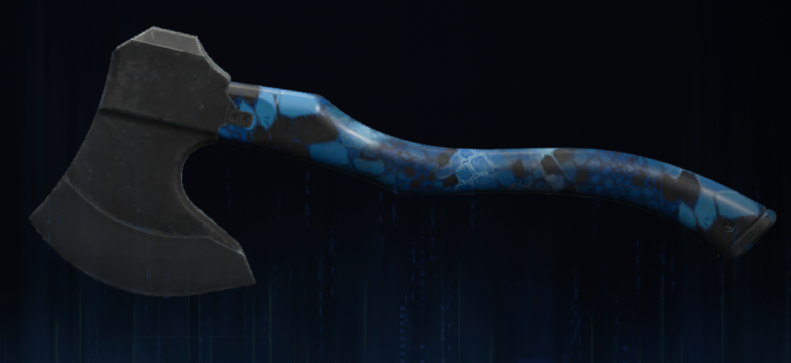 Rendu du camouflage Serpent saphir sur Duo de bourreau